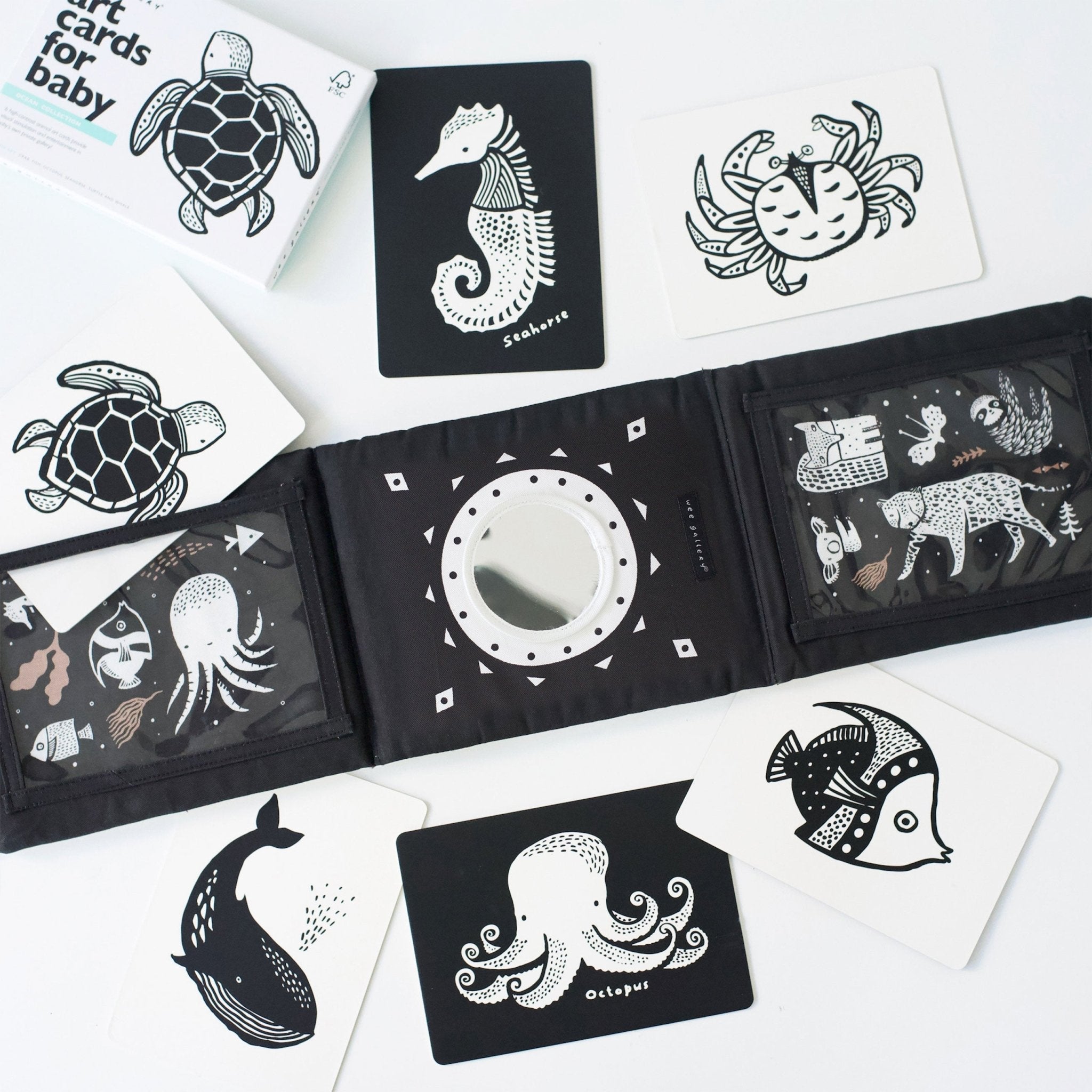 Baby Tummy Time Gallery with Mirror Bundle Gift Sets La Vie Bien Baby Tummy Time Gallery with Mirror Bundle