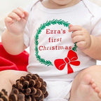 Baby's Personalized First Christmas Bodysuit Baby and Kids La Vie Bien Baby's Personalized First Christmas Bodysuit