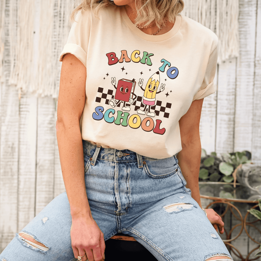 Back to School! Adult tee, gift for teachers and educators by Benny and Ray Apparel