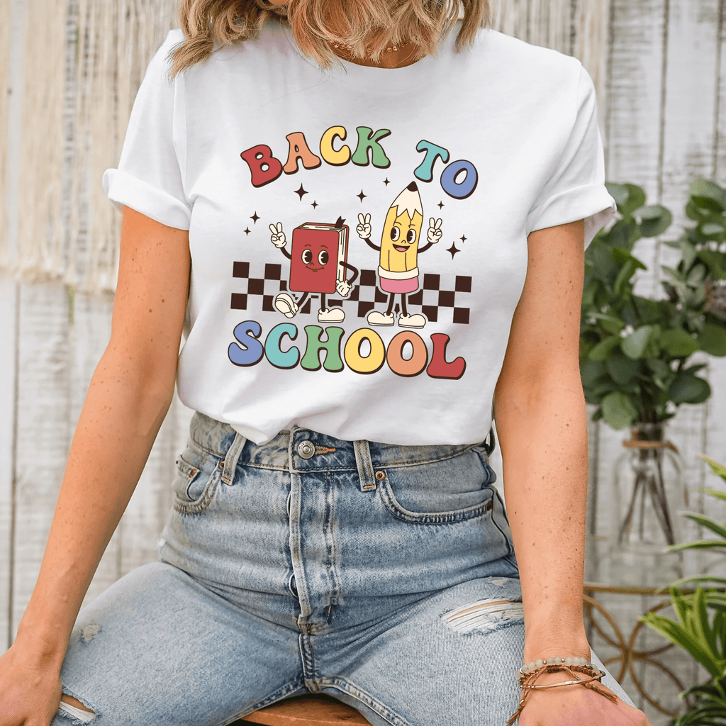 Back to School! Adult tee, gift for teachers and educators by Benny and Ray Apparel
