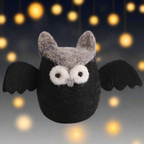 Halloween Hanging Decoration - Halloween Owl - Black by The German Christmas Shop USA