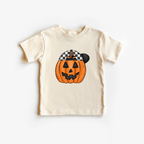 Backwards Hat Pumpkin toddler and youth tee shirt, Halloween collection by Benny and Ray Apparel