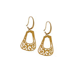 Bactrian Ornament Small Hook Earrings JEWELRY La Vie Bien Bactrian Ornament Small Hook Earrings