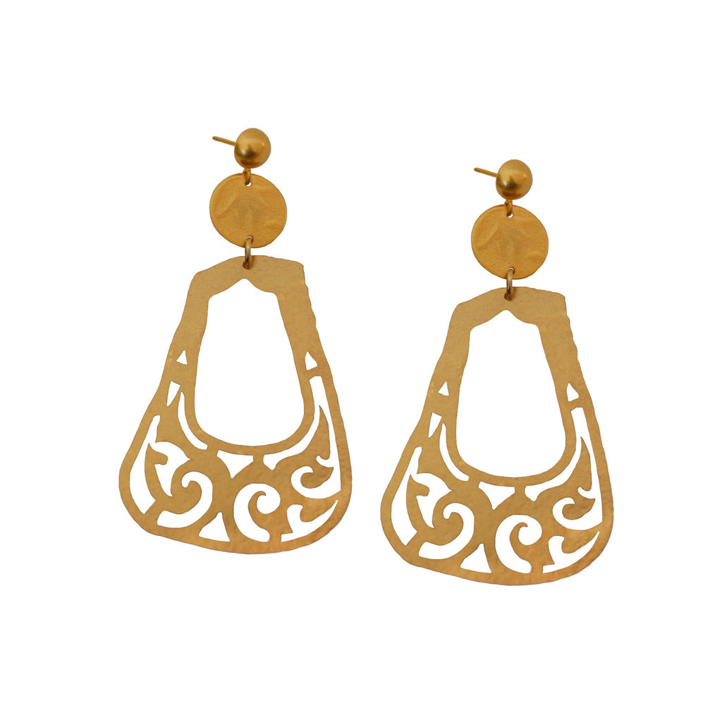 Bactrian Ornament Statement Earrings JEWELRY La Vie Bien Bactrian Ornament Statement Earrings