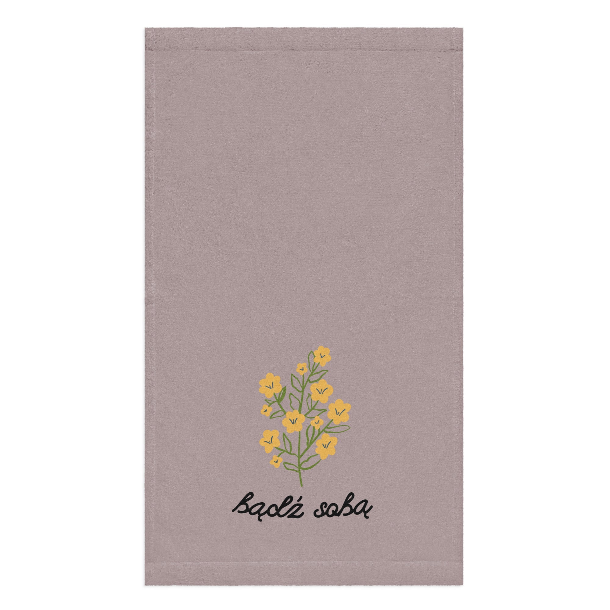 bądź sobą (be yourself) Hand towel