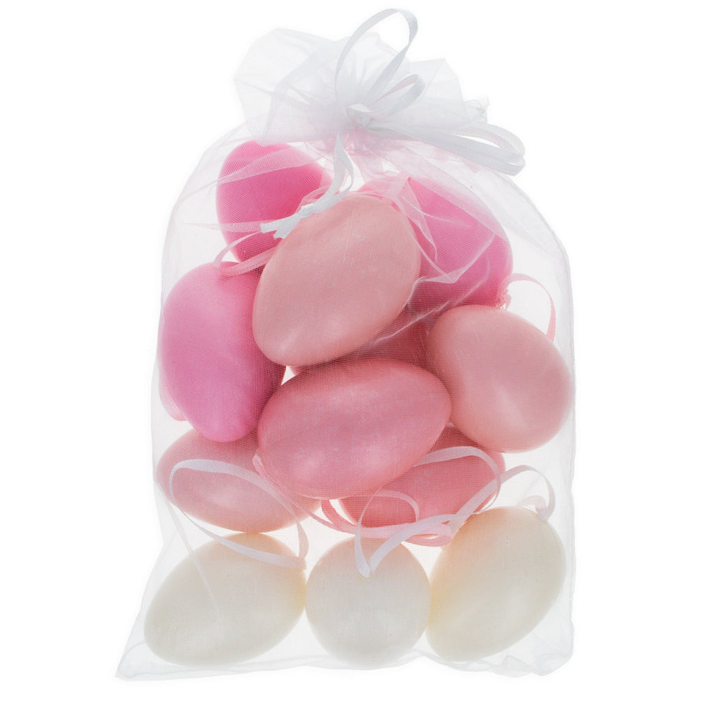 Bag of 12 Pastel Rose Plastic Easter Egg Ornaments 2.35 Inches Easter Eggs > Ornaments La Vie Bien Bag of 12 Pastel Rose Plastic Easter Egg Ornaments 2.35 Inches