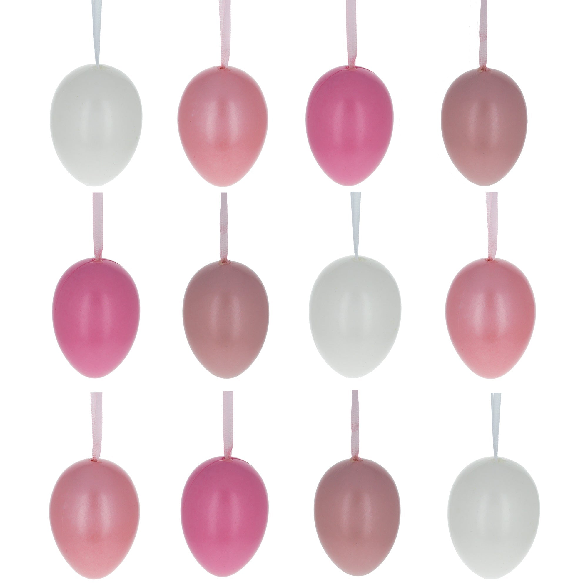 Bag of 12 Pastel Rose Plastic Easter Egg Ornaments 2.35 Inches Easter Eggs > Ornaments La Vie Bien Bag of 12 Pastel Rose Plastic Easter Egg Ornaments 2.35 Inches