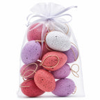 Bag of 12 Pink and White Speckled Plastic Easter Egg Ornaments 2.35 Inches Easter Eggs > Ornaments La Vie Bien Bag of 12 Pink and White Speckled Plastic Easter Egg Ornaments 2.35 Inches