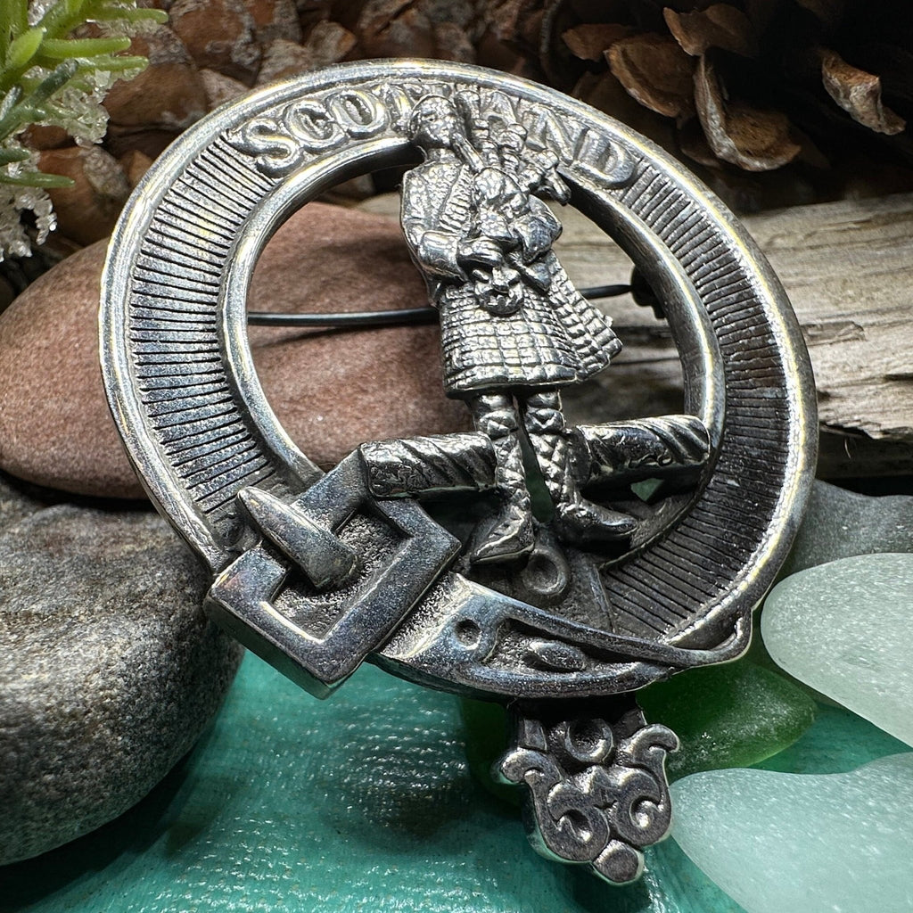Bagpiper Scotland Brooch - Handmade in Scotland Brooch La Vie Bien Bagpiper Scotland Brooch - Handmade in Scotland