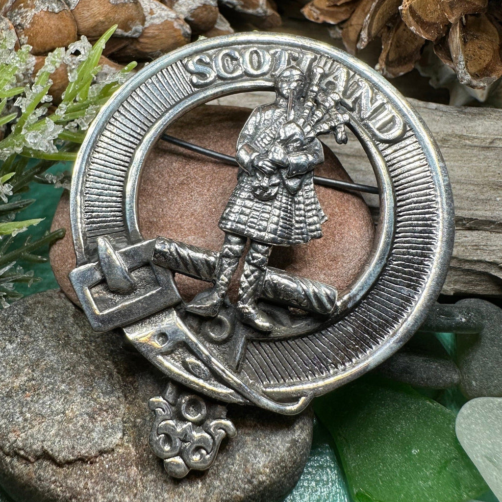 Bagpiper Scotland Brooch - Handmade in Scotland Brooch La Vie Bien Bagpiper Scotland Brooch - Handmade in Scotland