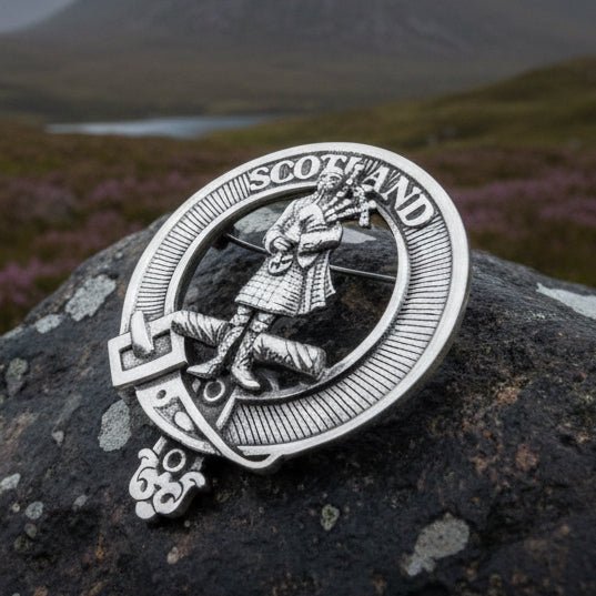 Bagpiper Scotland Brooch - Handmade in Scotland Brooch La Vie Bien Bagpiper Scotland Brooch - Handmade in Scotland