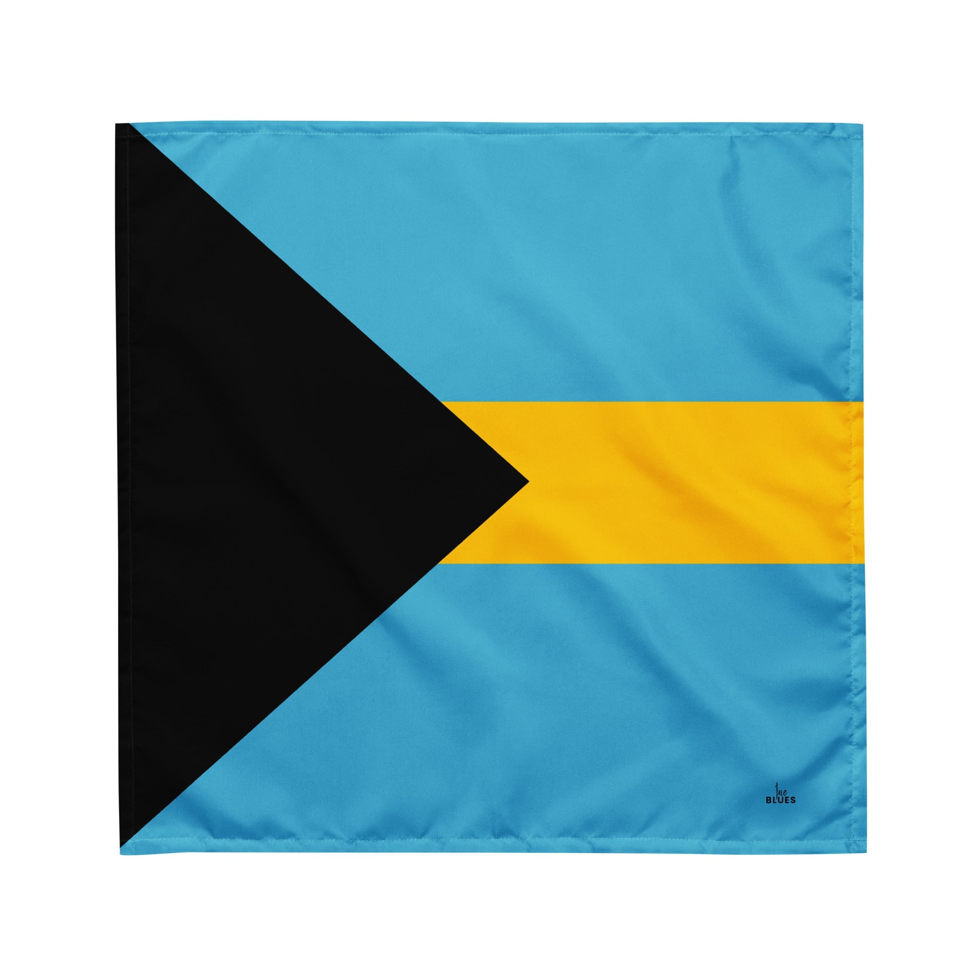 Bahamas Flag Bandana All-Over Print Bandana La Vie Bien Bahamas Flag Bandana