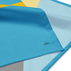 Bahamas Flag Bandana All-Over Print Bandana La Vie Bien Bahamas Flag Bandana