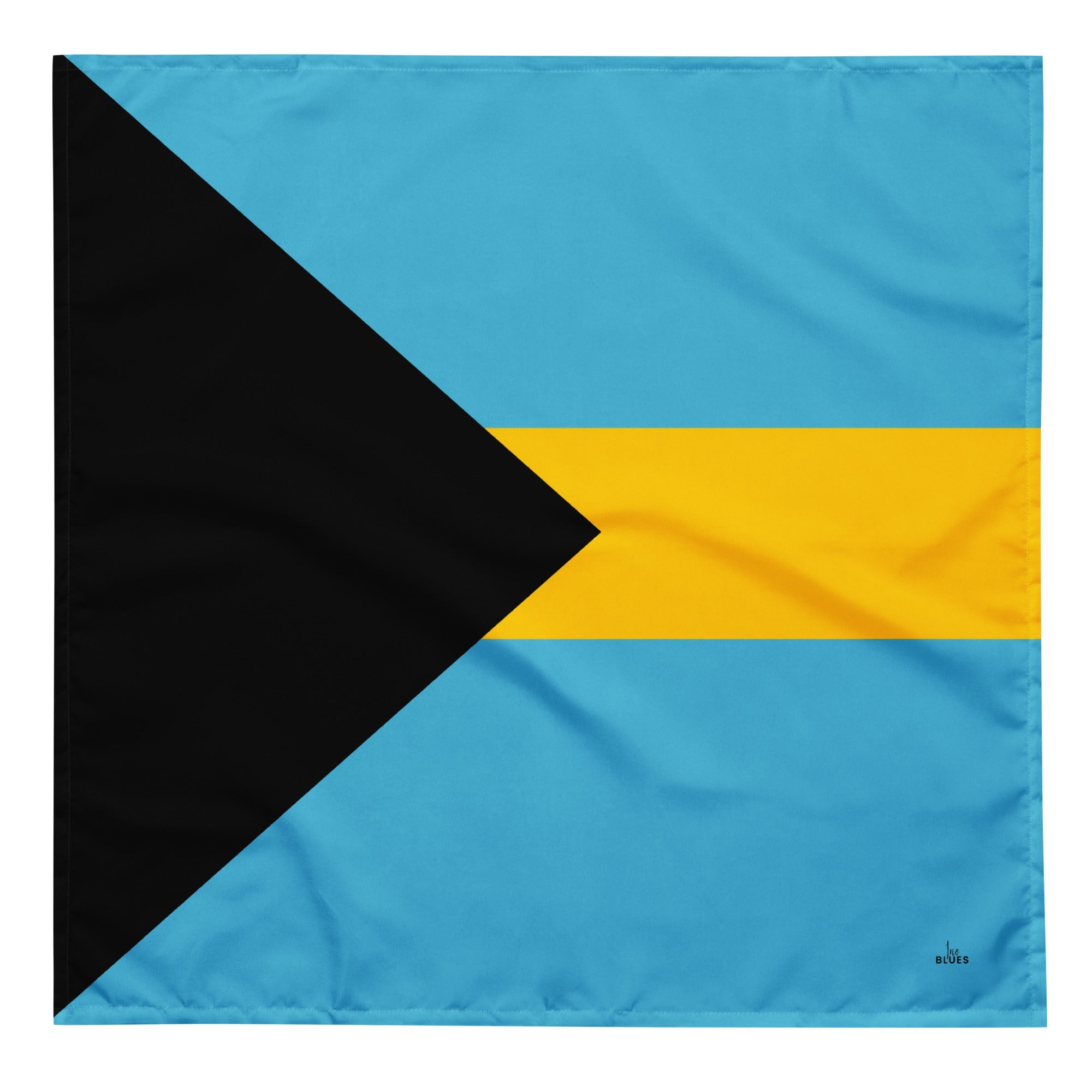 Bahamas Flag Bandana All-Over Print Bandana La Vie Bien Bahamas Flag Bandana