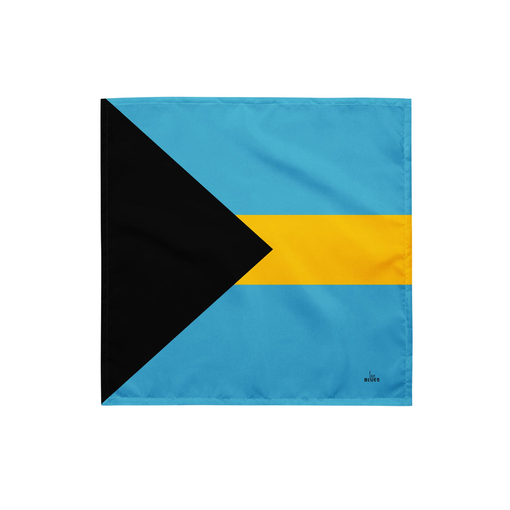 Bahamas Flag Bandana All-Over Print Bandana La Vie Bien Bahamas Flag Bandana