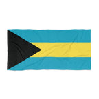 Bahamas Flag Beach Towel Beach Towel (Generic Brand) La Vie Bien Bahamas Flag Beach Towel