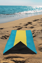 Bahamas Flag Beach Towel Beach Towel (Generic Brand) La Vie Bien Bahamas Flag Beach Towel