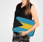 Bahamas Flag Laptop Sleeve Case Laptop Sleeve La Vie Bien Bahamas Flag Laptop Sleeve Case