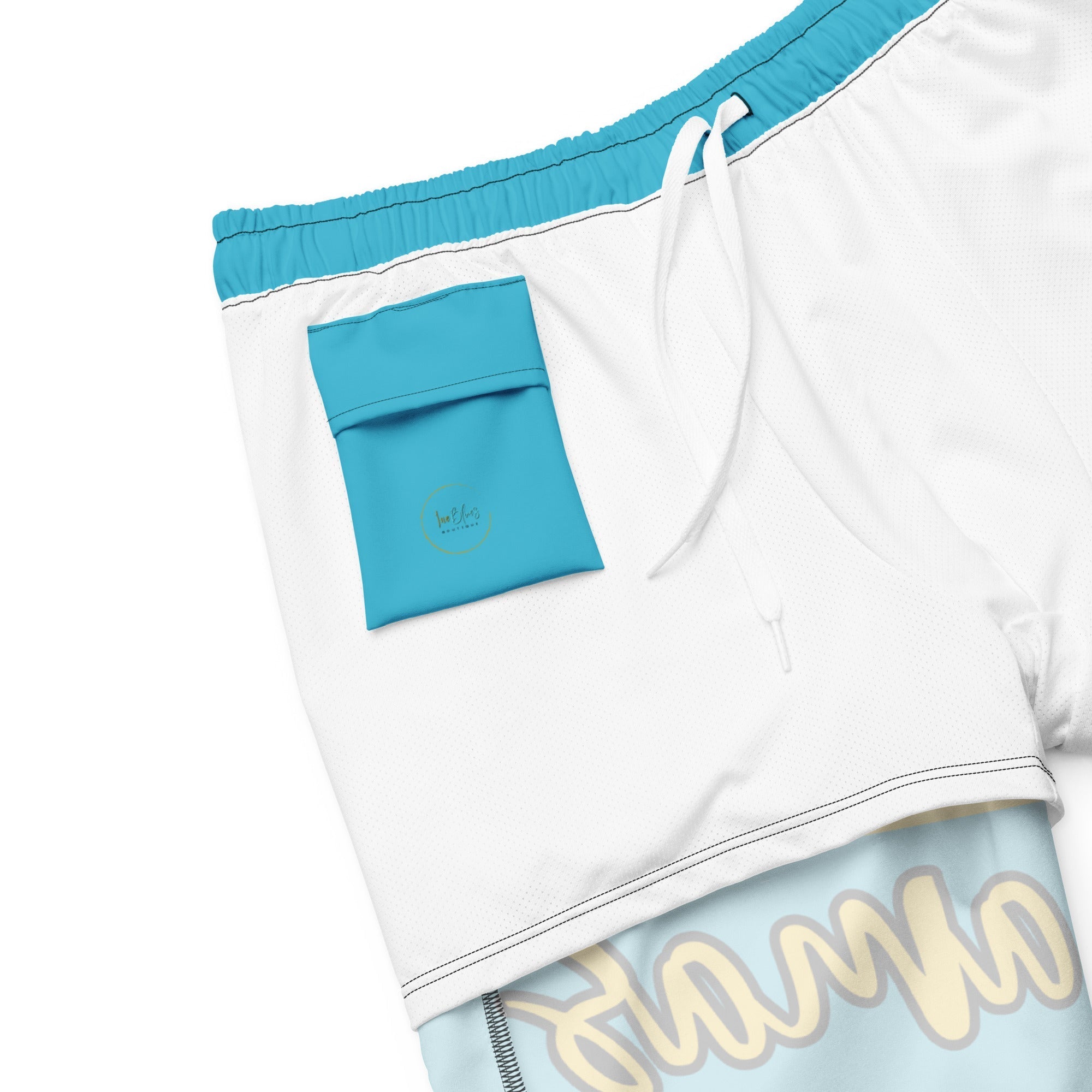 Bahamas Flag Recycled Swim Trunks All - Over Print Recycled Swim Trunks La Vie Bien Bahamas Flag Recycled Swim Trunks