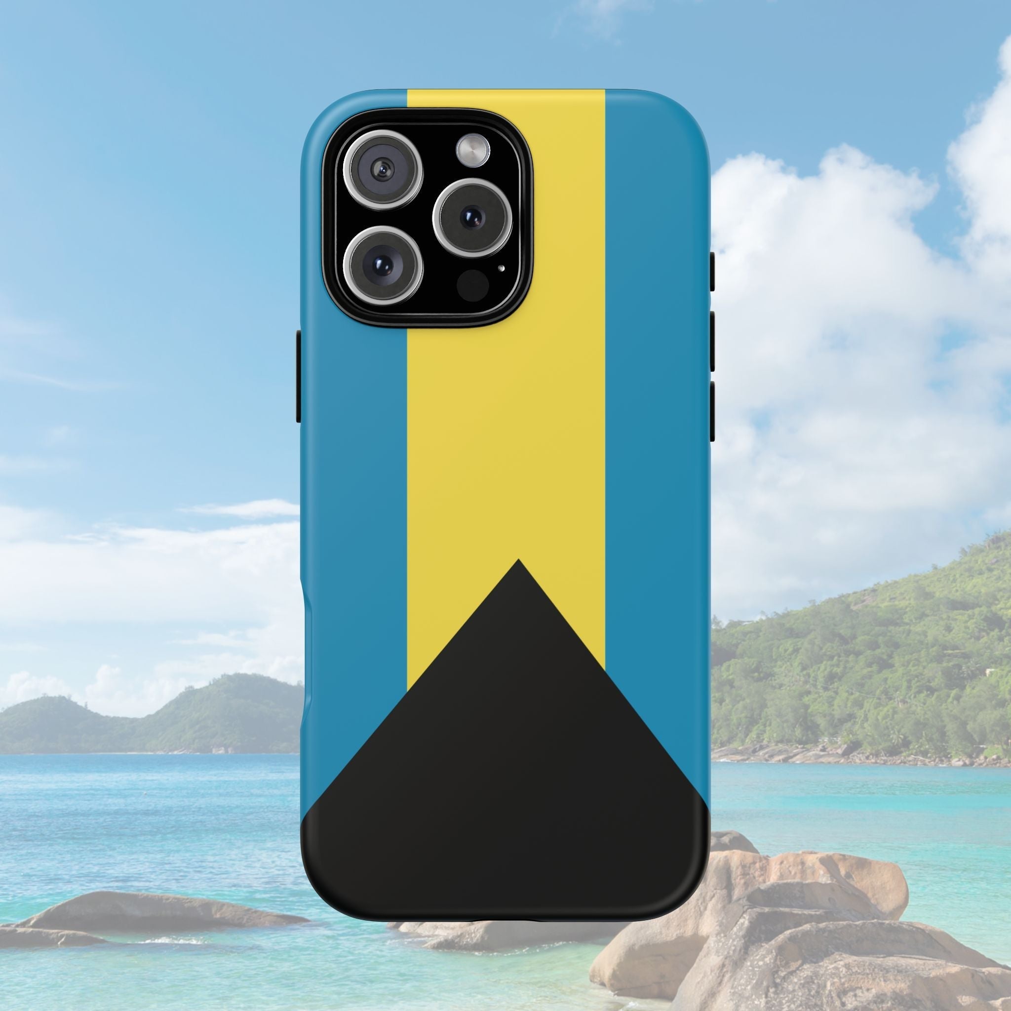 Bahamas Flag Tough Phone Case Tough Case La Vie Bien Bahamas Flag Tough Phone Case