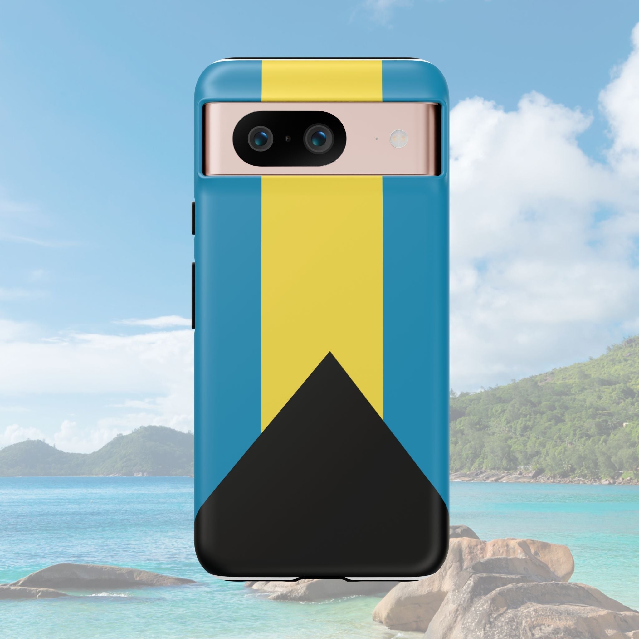Bahamas Flag Tough Phone Case Tough Case La Vie Bien Bahamas Flag Tough Phone Case
