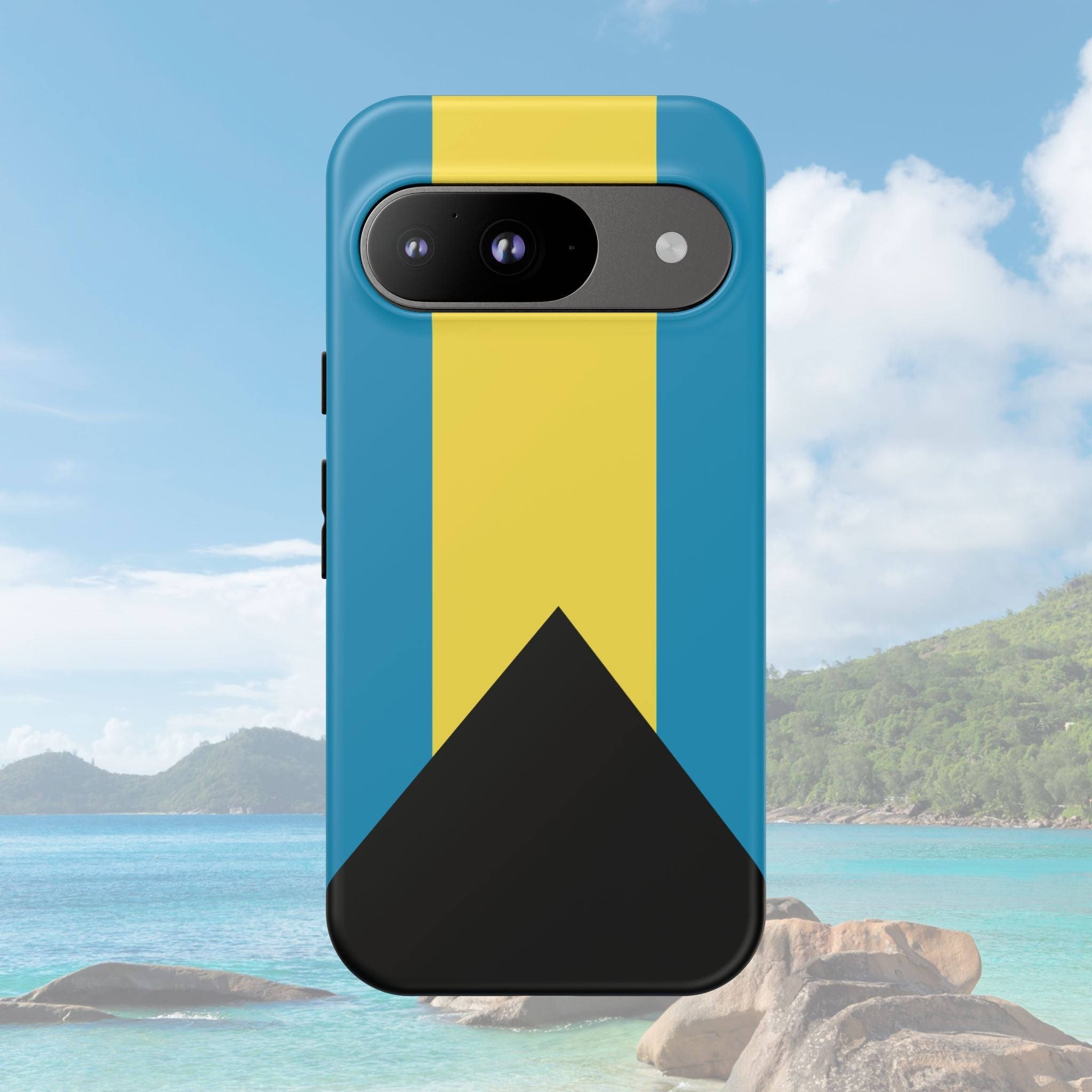 Bahamas Flag Tough Phone Case Tough Case La Vie Bien Bahamas Flag Tough Phone Case