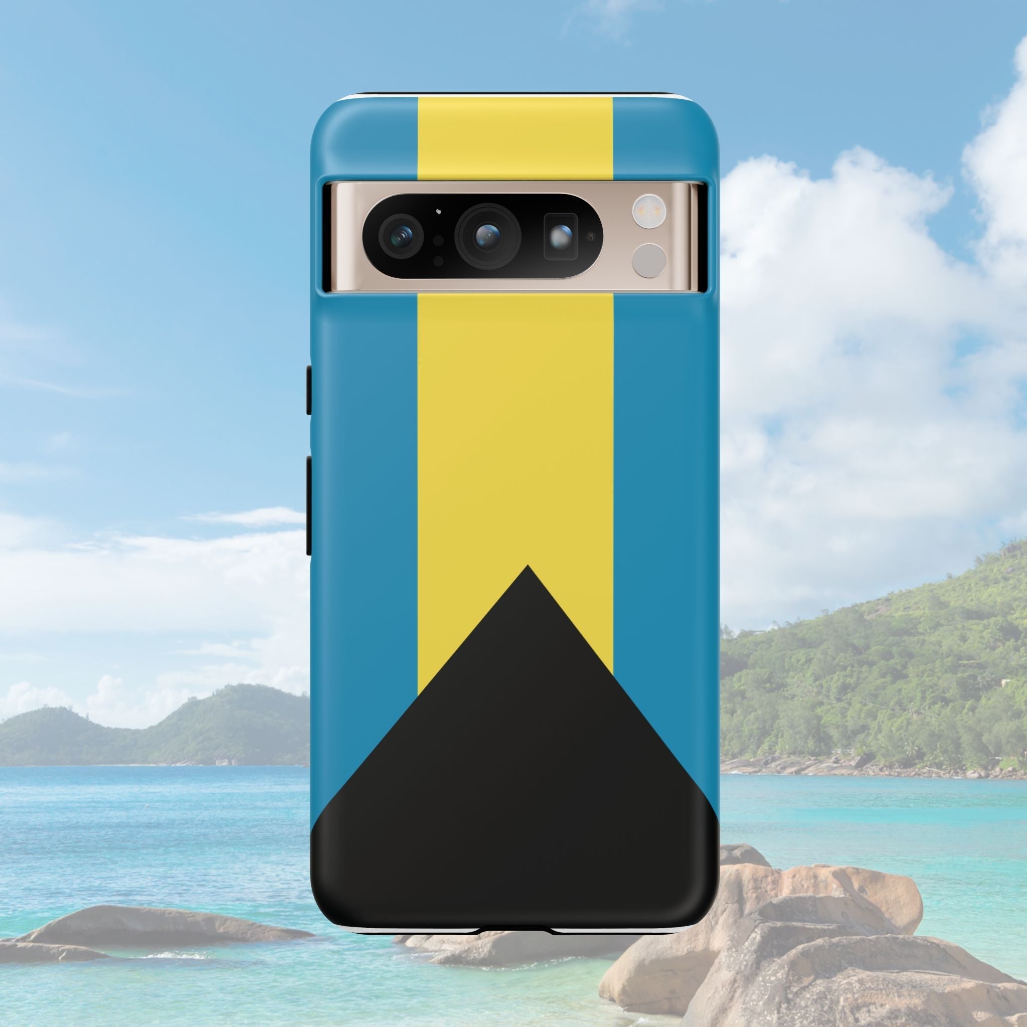 Bahamas Flag Tough Phone Case Tough Case La Vie Bien Bahamas Flag Tough Phone Case