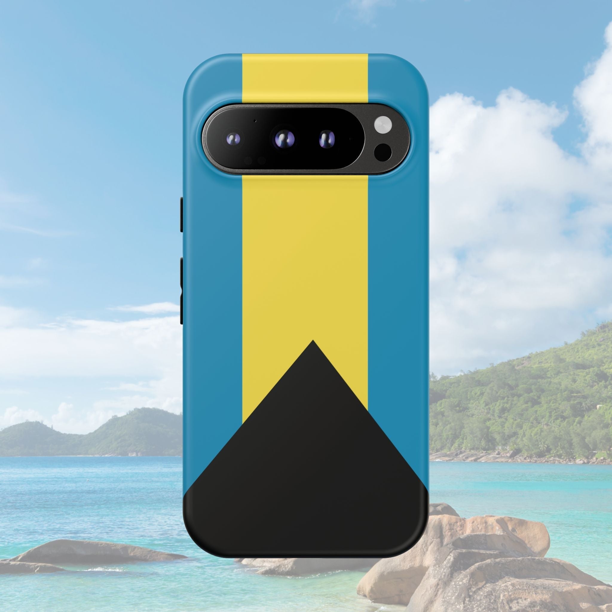 Bahamas Flag Tough Phone Case Tough Case La Vie Bien Bahamas Flag Tough Phone Case