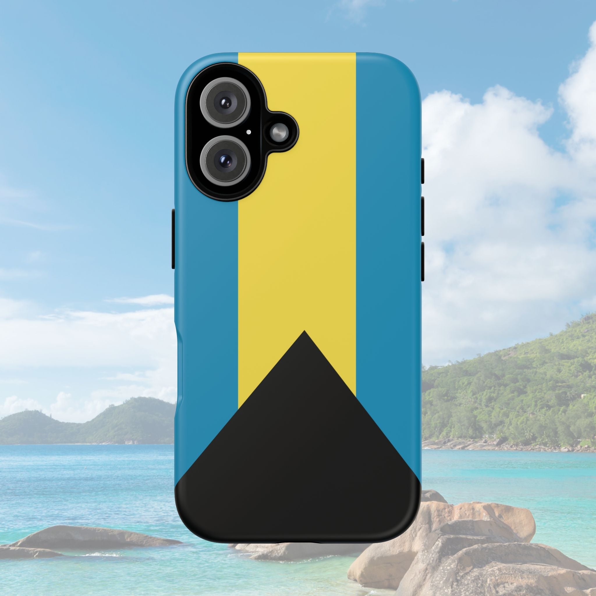 Bahamas Flag Tough Phone Case Tough Case La Vie Bien Bahamas Flag Tough Phone Case