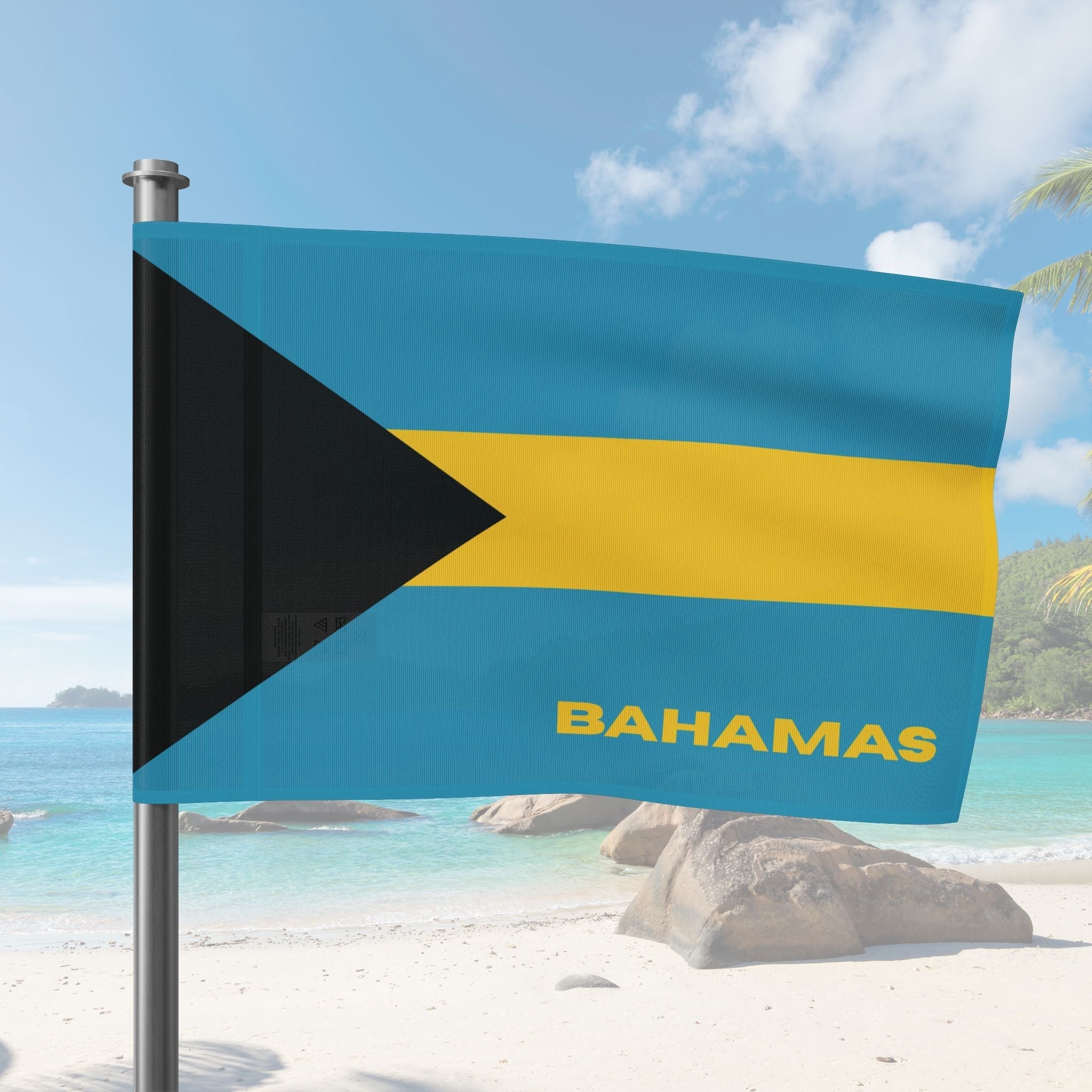 Bahamas Flag Wall Art Flag La Vie Bien Bahamas Flag Wall Art