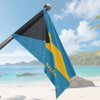 Bahamas Flag Wall Art Flag La Vie Bien Bahamas Flag Wall Art