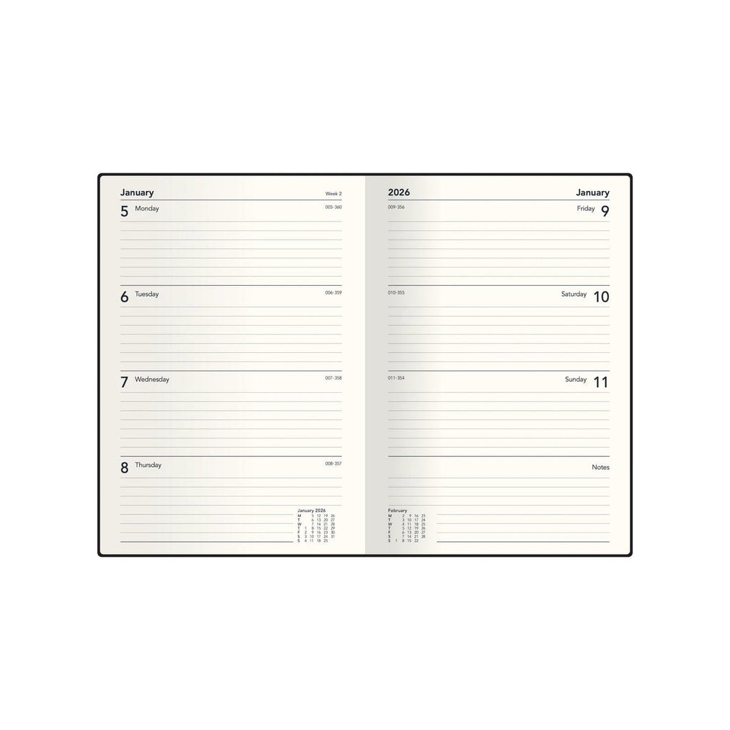 Balance - A5 Week-To-View - Diary - 2026 Calendar Year Planner by US Collins Debden