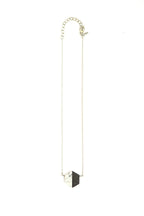 Balanced Geometry Necklace - Black by Fair Anita