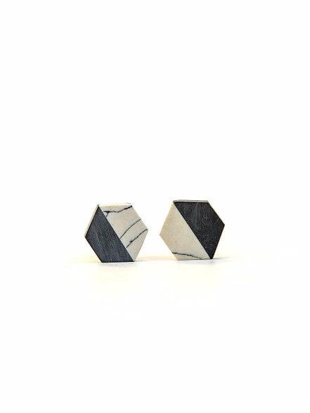 Balanced Geometry Stud Earrings