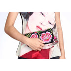 Bali Flower Embroidered Wallet - Thailand Bags La Vie Bien Bali Flower Embroidered Wallet - Thailand