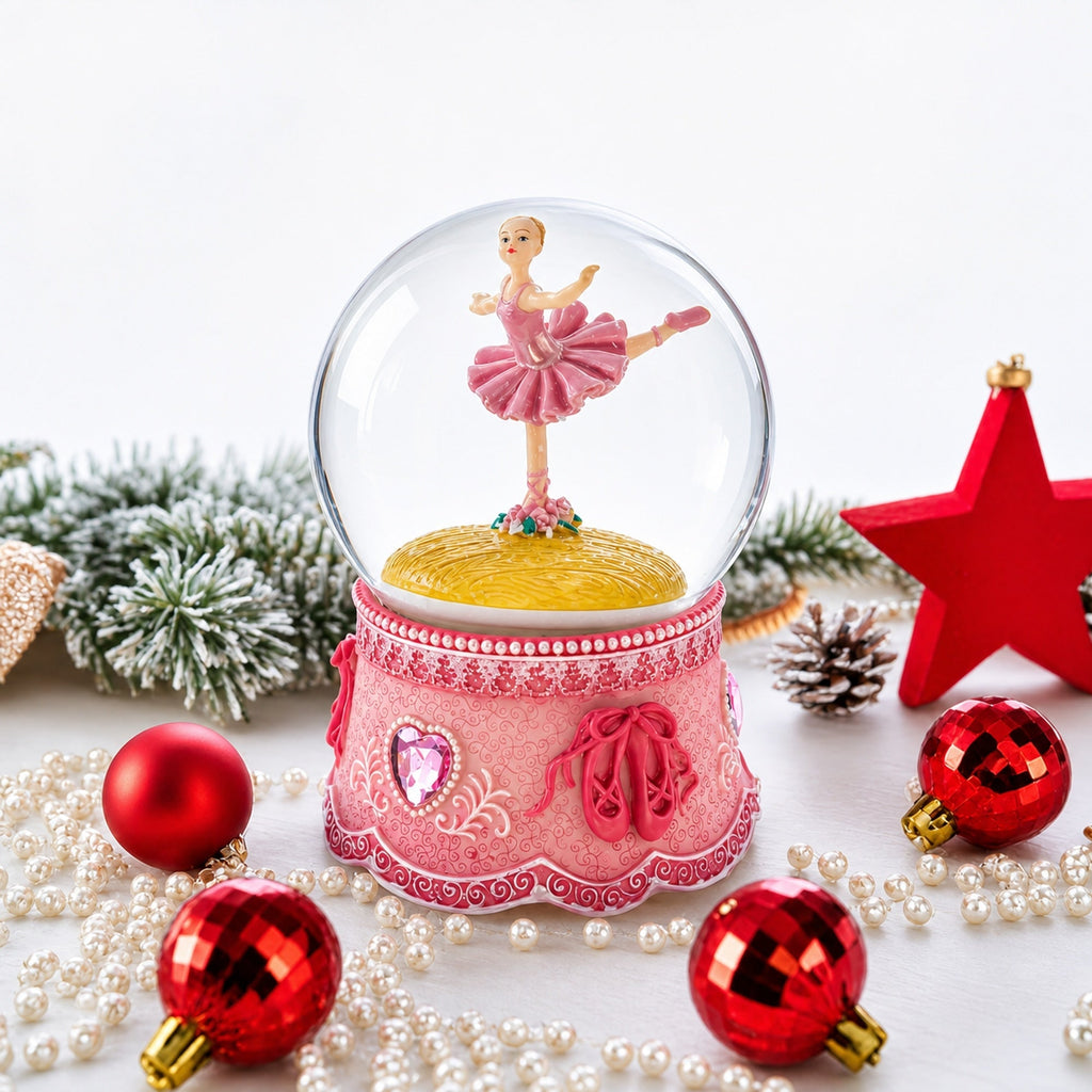 Ballerina in Spin Musical Water Snow Globe Snow Globes > Ballet La Vie Bien Ballerina in Spin Musical Water Snow Globe