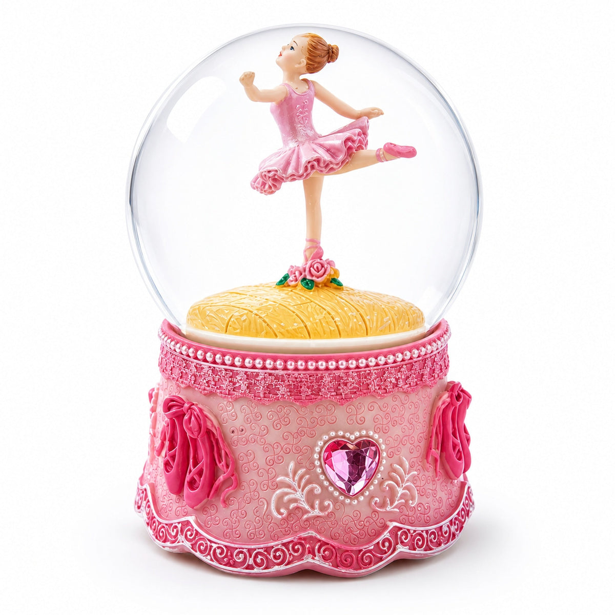 Ballerina in Spin Musical Water Snow Globe Snow Globes > Ballet La Vie Bien Ballerina in Spin Musical Water Snow Globe