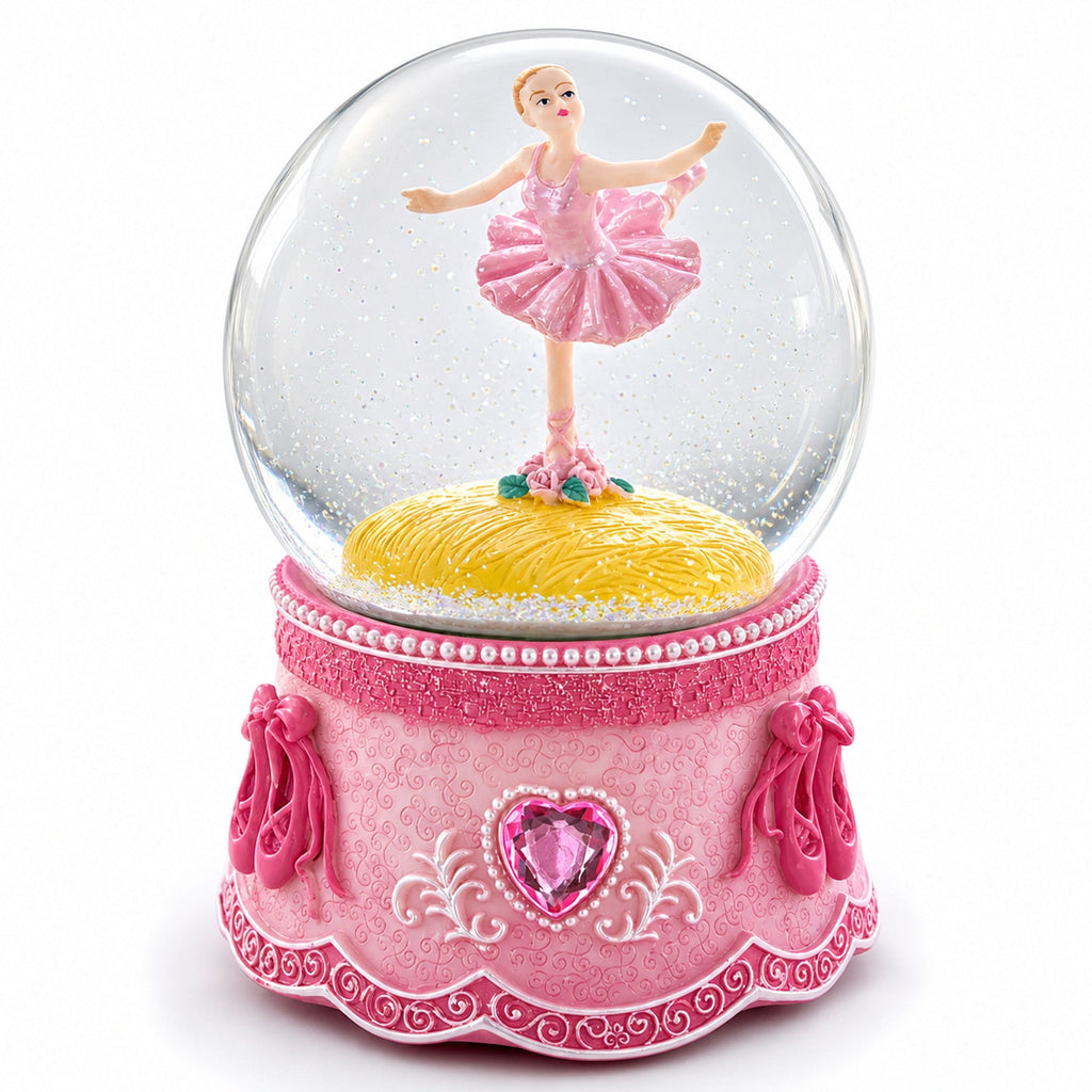 Ballerina in Spin Musical Water Snow Globe Snow Globes > Ballet La Vie Bien Ballerina in Spin Musical Water Snow Globe
