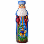 Ballerina & Nutcracker Hand Carved Solid Wooden Santa Figurine 11 Inches Christmas Decor > Carved Wooden Santa La Vie Bien Ballerina & Nutcracker Hand Carved Solid Wooden Santa Figurine 11 Inches