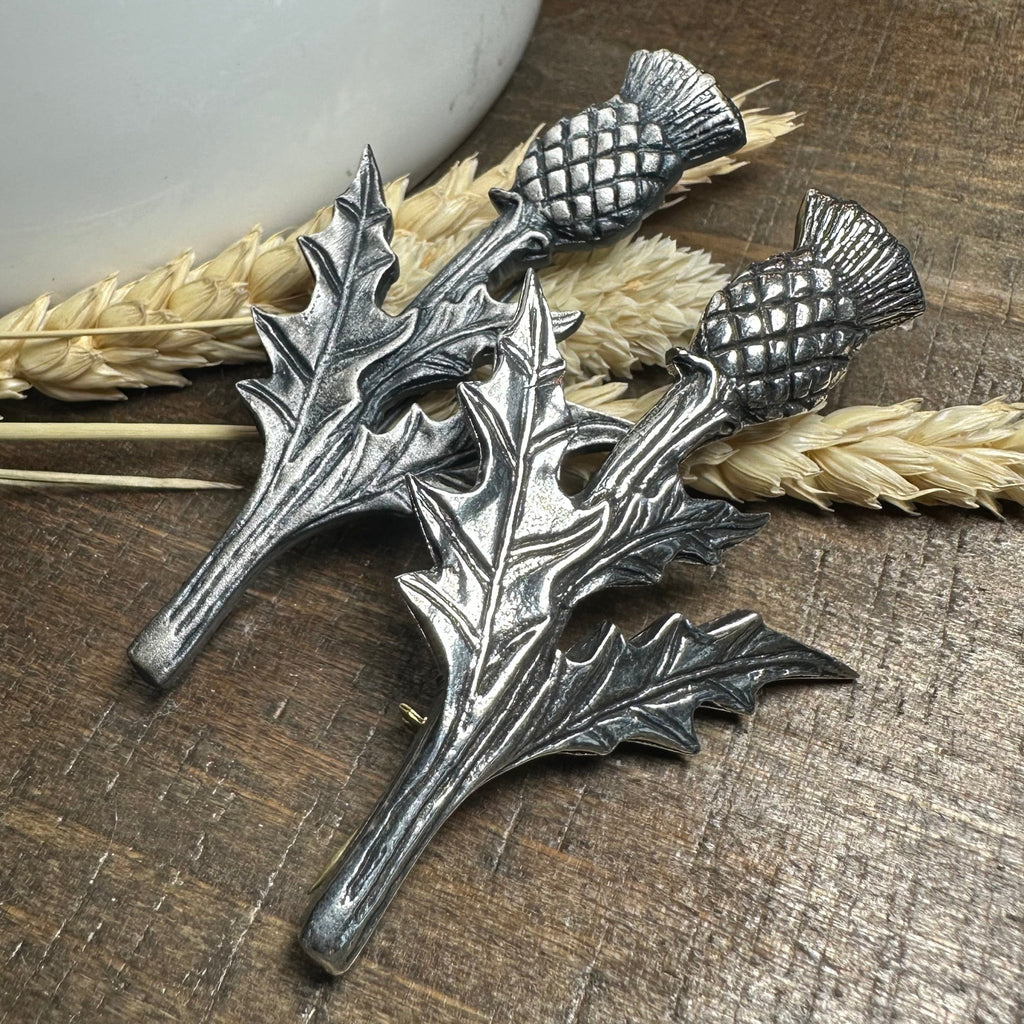 Balmoral Scottish Thistle Kilt Pin - Handmade in Scotland Kilt Pin La Vie Bien Balmoral Scottish Thistle Kilt Pin - Handmade in Scotland