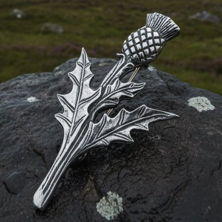 Balmoral Scottish Thistle Kilt Pin - Handmade in Scotland Kilt Pin La Vie Bien Balmoral Scottish Thistle Kilt Pin - Handmade in Scotland