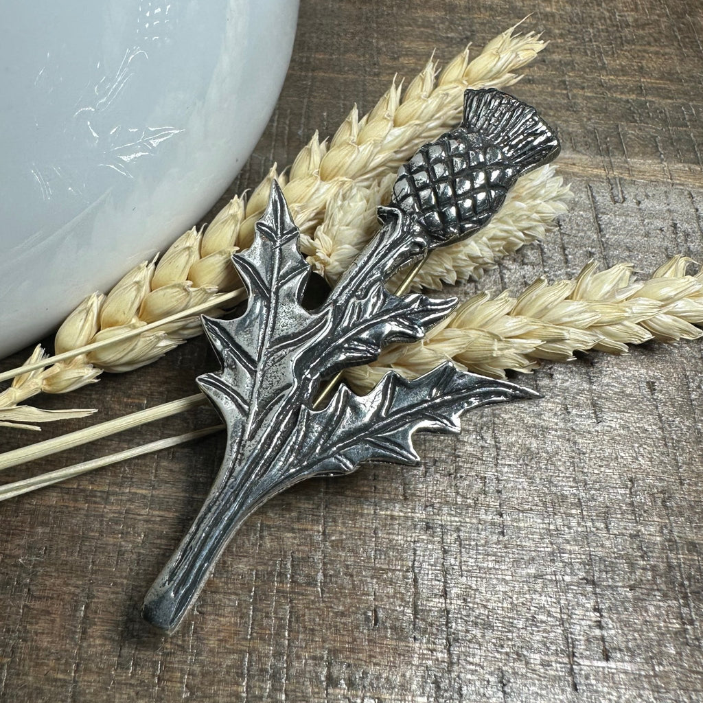 Balmoral Scottish Thistle Kilt Pin - Handmade in Scotland Kilt Pin La Vie Bien Balmoral Scottish Thistle Kilt Pin - Handmade in Scotland