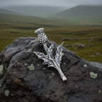 Balmoral Scottish Thistle Kilt Pin - Handmade in Scotland Kilt Pin La Vie Bien Balmoral Scottish Thistle Kilt Pin - Handmade in Scotland