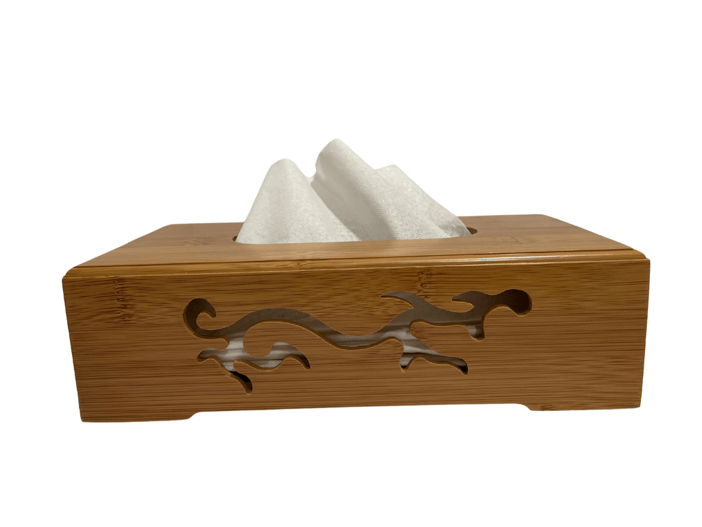 Bamboo Tissue Box tissue box La Vie Bien Bamboo Tissue Box