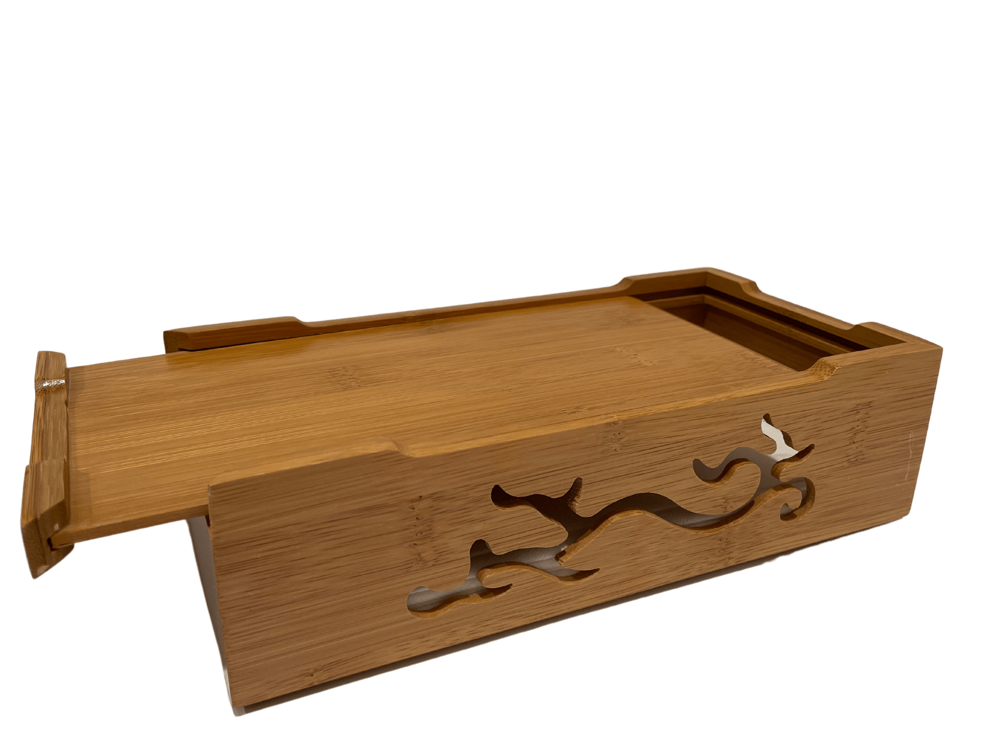 Bamboo Tissue Box tissue box La Vie Bien Bamboo Tissue Box