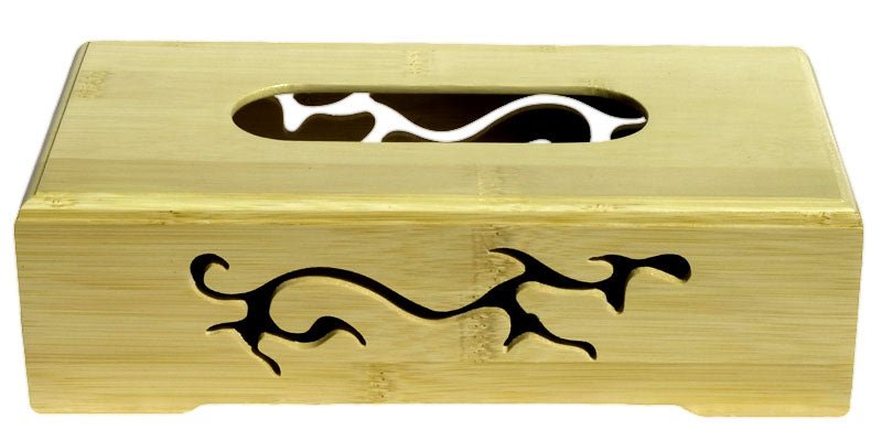 Bamboo Tissue Box tissue box La Vie Bien Bamboo Tissue Box