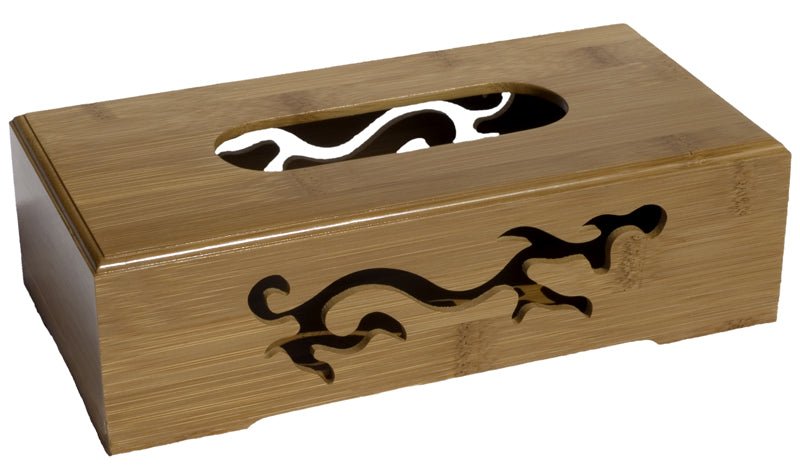 Bamboo Tissue Box tissue box La Vie Bien Bamboo Tissue Box