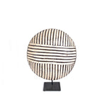 Bamileke Shield 12" Geometric Pattern La Vie Bien Bamileke Shield 12" Geometric Pattern