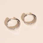 Bangle Rounded Huggie Hoop Earrings Earrings La Vie Bien Bangle Rounded Huggie Hoop Earrings