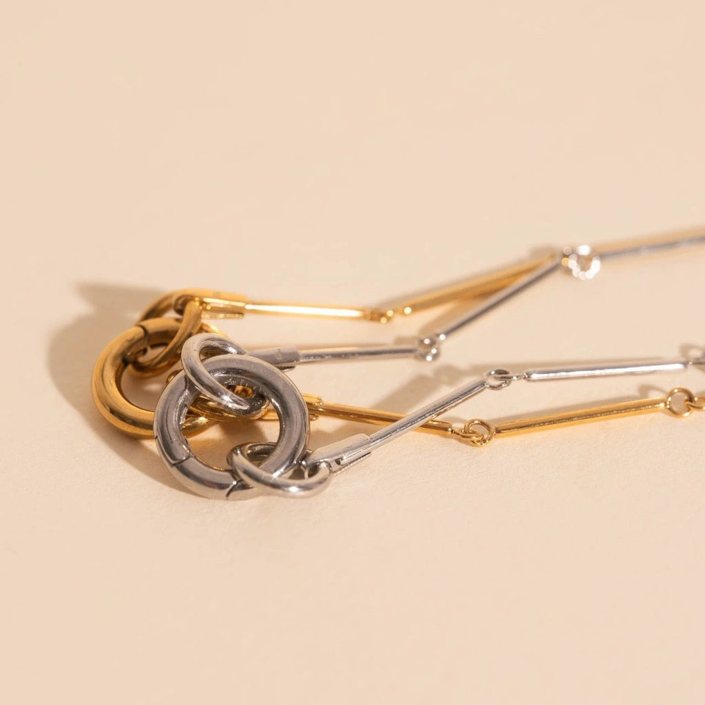 Bar Link Chain Necklace by Oh Clementine